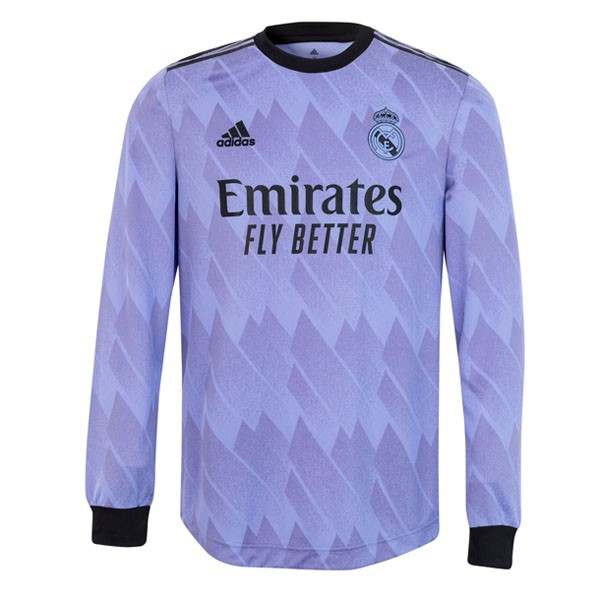 Tailandia Camiseta Real Madrid Replica Segunda Ropa ML 2022/23